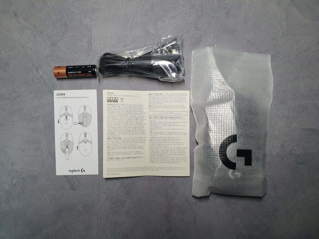 G304 언박싱-구성품